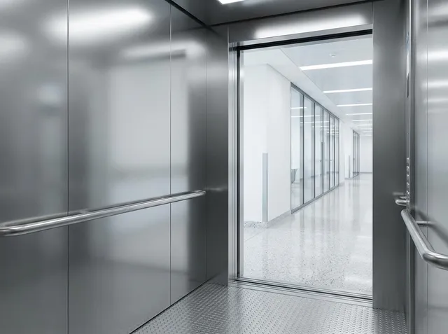 Lift ranjang rumah sakit dengan kabin lebar untuk brankar
